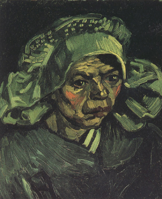 Head of a Peasant Woman with White Cap (nn04)